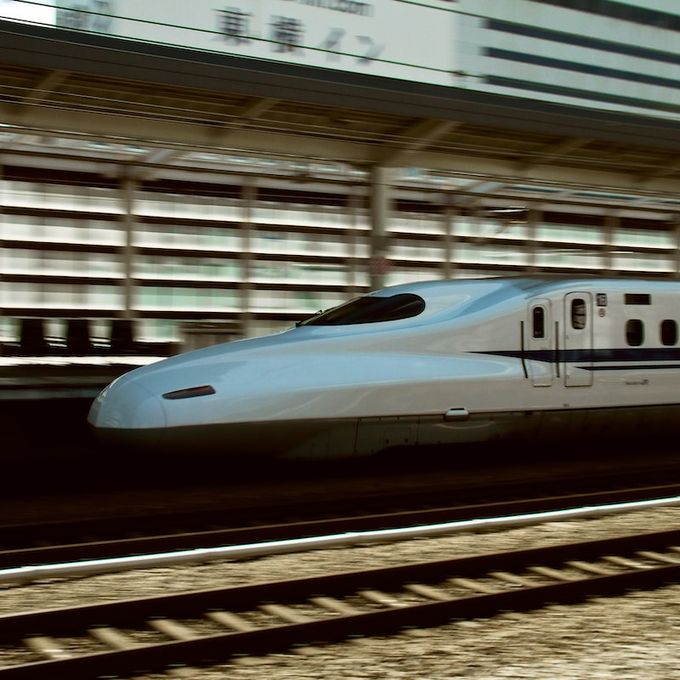 Bullet train in